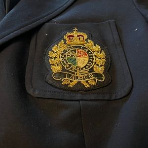 Ralph Lauren crest navy blazer